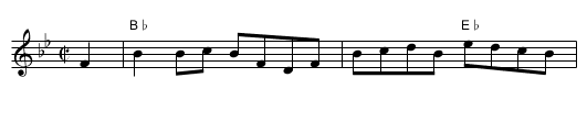 Democratic Rage Hornpipe - staff notation