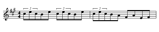 Denis Doody's - staff notation