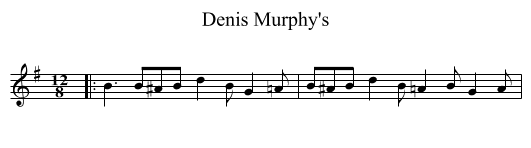 Denis Murphy's - staff notation