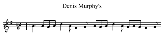 Denis Murphy's - staff notation
