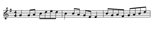Denis Murphy's - staff notation