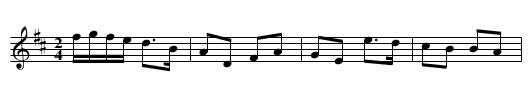 Denis Murphy's - staff notation