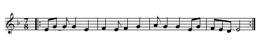 Denyovo Horo - staff notation