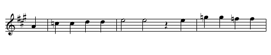 Der Abendgang - staff notation