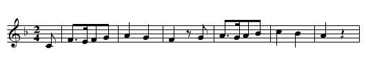 Der Abram ist gestorben (3-21), S. 54 - staff notation