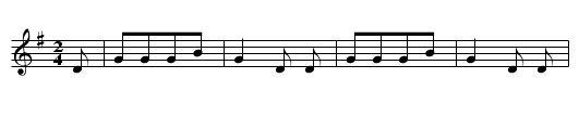 DER ABT IST NICHT ZU HAUSE - staff notation