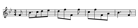 Der Alpjaeger - staff notation