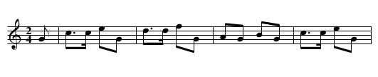 Der Antonius - staff notation