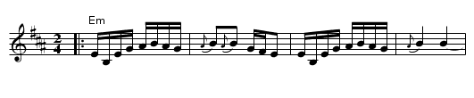 der Badchen Freylach - staff notation