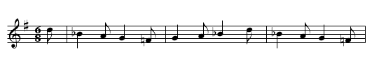 Der Bremberger - staff notation