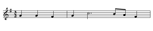 Der Elsberger - staff notation