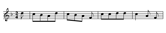 DER FUCHS GEHT RUM - staff notation