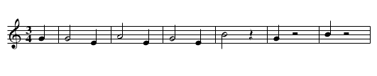 Der Geiákopp (4-99), S. 134 - staff notation