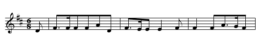Der grausame Bruder - staff notation