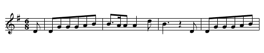 Der heimkehrende Soldat - staff notation
