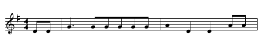 Der heimkehrende Soldat - staff notation