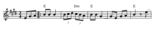 der Heyser Bulgar - staff notation