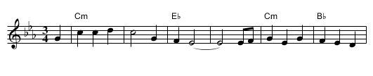 Der Hoyfzinger - staff notation