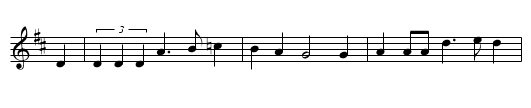 Der junge Held - staff notation