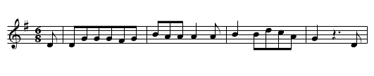 Der Kuckuck - staff notation