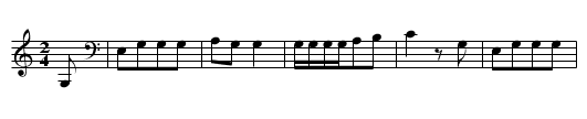 DER KUCKUK IST EIN KLUGER MANN - staff notation