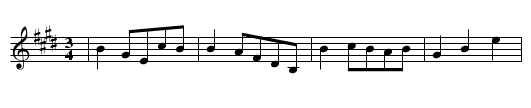 Der Kuss - staff notation