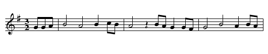 Der Maedchenmoerder (Halewijn - Ulinger) - staff notation
