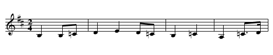 Der Maedchenmoerder (Halewijn - Ulinger) - staff notation