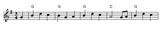 Der Maien ist kommen - staff notation