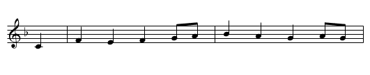 Der Markgraf von Backenweil - staff notation