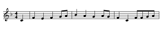 Der Markgraf von Backenweil - staff notation