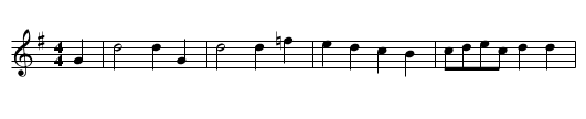 DER MEIE BRINGT UNS BLUEMLEIN VIEL - staff notation