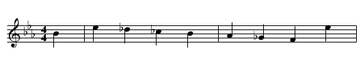 Der Mordknecht - staff notation