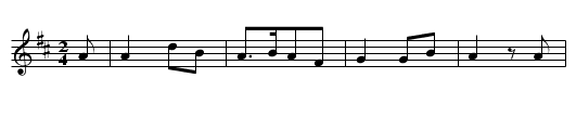 Der Nachtjaeger - staff notation