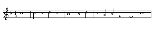 Der Schlaftrunk - staff notation