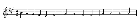 Der Schwanendreher - staff notation