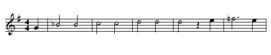 Der Schwartenhals - staff notation