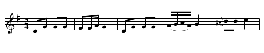 Der Siebenschritt - staff notation