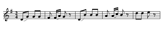 Der Siebmschritt (II. Melodie) - staff notation