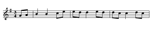 Der sterbende Krieger - staff notation