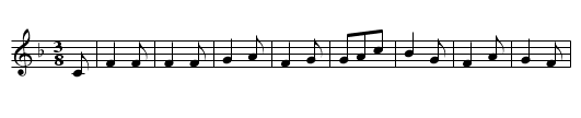 Der Tag, der ist so wohl vergang'n (Band 1), S. 207 - staff notation