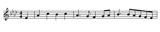 Der Traum - staff notation