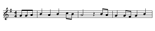 Der verstellte Raeuber - staff notation