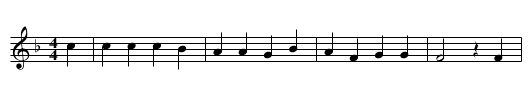 DER ZIEGLER AUF DER HUETTEN SASS - staff notation