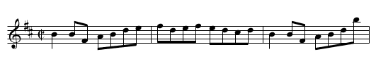 Dermie Diamond's - staff notation