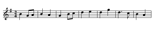 Dernière danse - staff notation