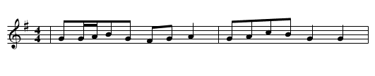DEROBEE DE PLOEUC - staff notation