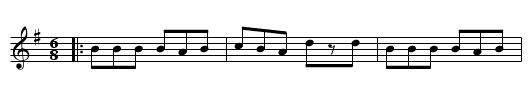 DEROBEE TOURNIQUET - staff notation