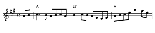 Derry Reel, the  - staff notation