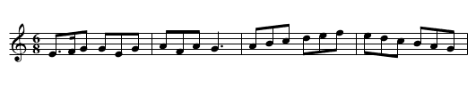 Derwydd,Y - staff notation